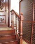 实木雕花楼梯立柱上海复式实木楼梯品家整木家装案例图片欣赏