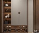 玛格唐系列定制上海玛格衣柜样式新中式设计玛格家具玄关鞋柜设计图片