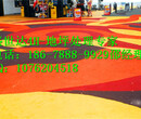 扬州大量批发彩色路面彩色防滑陶瓷颗粒路面图片