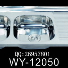 佛山厨具厂文盈电器出口南美不锈钢水槽WY-12050