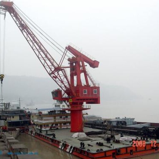 （无锡门座起重机回收）淮北港口码头吊机回收大型市场