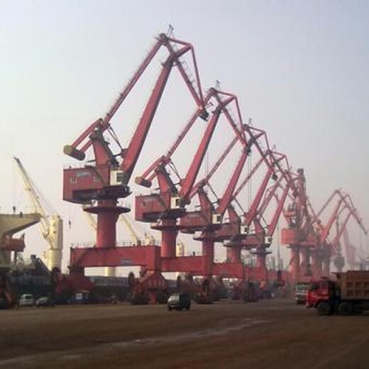 滁州起重设备回收公司二手龙门吊回收码头吊机回收拆除24小时经营