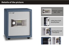 产地货源批发家宝40cm家用保险箱小型电子家用保险箱小型图片2