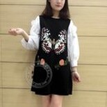 17年春款棉麻/品牌折扣服装/中服装尾货批发图片0