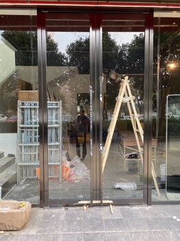 西安维修玻璃自动门维修办公室玻璃门