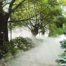 丹阳假山景观喷雾，园林景观人造雾设备设计