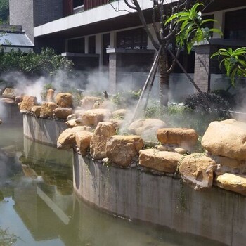 廣州別墅負(fù)氧離子增加設(shè)備_景觀造霧