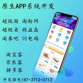 超级淘APP开发购物宝超级省淘粉网源码系统开发