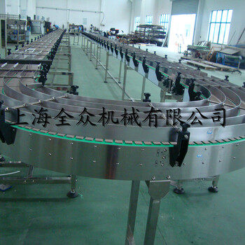 供应上海全众机械输送设备链板输送机V0