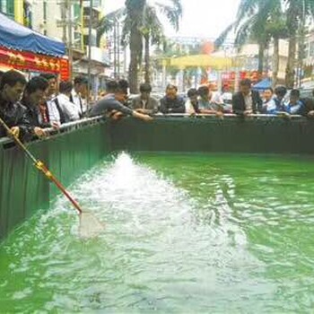 帆布鱼袋鱼池水池涂层布游泳池