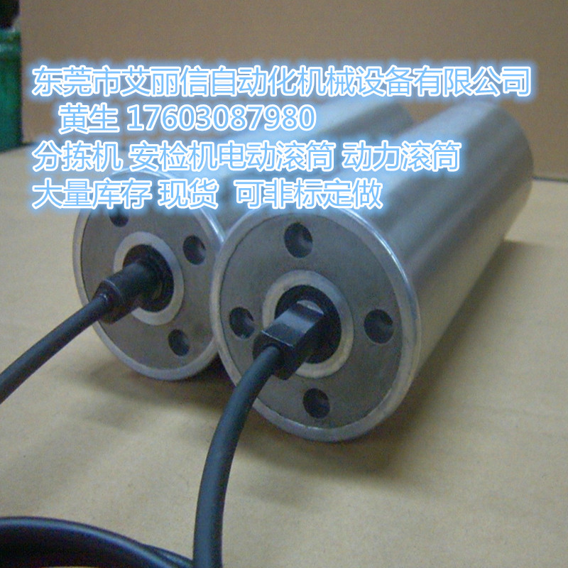 广东中山港口微型电动滚筒东莞艾丽信定制自动化动力滚筒