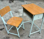 钢木课桌椅生产厂家，升降课桌椅批发，防火板课桌椅价格