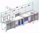 深圳龙华奶茶设备，专业定做奶茶操作台图片