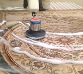 海珠区晓港洗地毯公司，装饰地毯清洁，普通地毯油污茶渍清洗