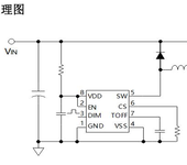 6.5-24V输入电压升压恒流内置MOS驱动芯片