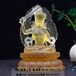 香港黃財神佛像生產廠家，黃財神琉璃佛像雕刻價格