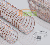 PUR编织强化耐压软管钢丝增强PVC塑料软管螺旋强化抽吸PVC软管