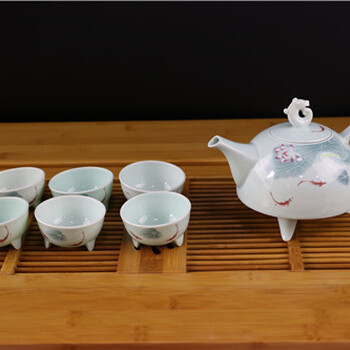 福万工贸3件套茶韵能量活水瓷茶具