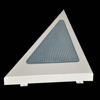 昌平白色三角形冲孔3.0mm铝单板厂家定制规格