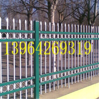 定做热镀锌喷塑栅栏小区别墅护栏花园铁艺护栏锌钢护栏围墙护栏