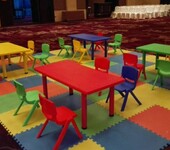 成都现货出租儿童桌椅可拆卸长方形儿童桌椅