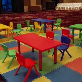 成都现货出租儿童桌椅可拆卸长方形儿童桌椅
