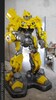 大型機器人雕塑擺件商場玻璃纖維變形金剛雕塑道具
