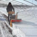 手扶式小区除雪机