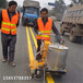 邵阳小型道路划线车手推式停车场标线机的施工注意事项