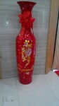 西安开业大花瓶景德镇花瓶专卖中国红瓷牡丹描金花瓶