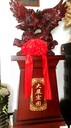 高規格高檔開業擺件西安雄鷹展翅大雄飛翔實木精品工藝品