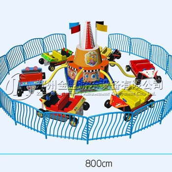 各种室外大型游乐设备狂车飞舞