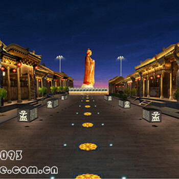 古建亮化--太谷孟母文化城照明工程