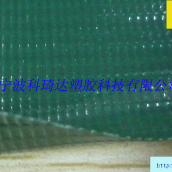 工厂生产柔软亮面绿色PVC涂层夹网布用于沙滩椅