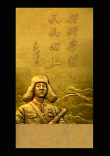 北京革命浮雕北京校园雕塑
