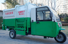 江苏泰州限高2.2米地下室垃圾车电动三轮垃圾车价格图片5