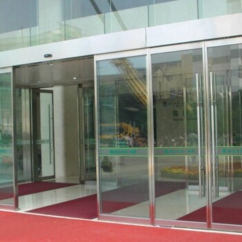 北关环岛安装玻璃自动门通州区全框自动感应门安装厂家