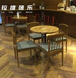 南京冰淇淋桌椅（甜品店椅子）冰淇淋圆桌定制图片2