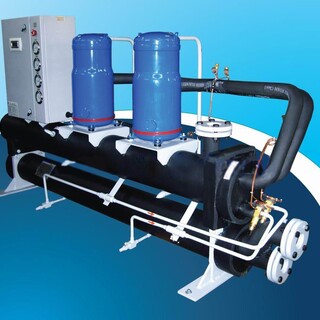 四川乐山市厂家供应涡旋式水地源热泵机组水源热泵空调图片1