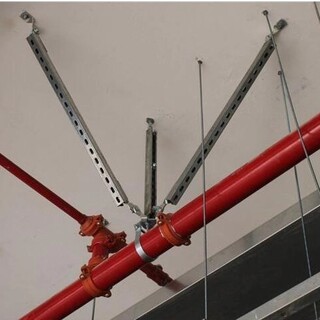 山西晋城市抗震支架消防管道C型钢成套管廊消防吊架图片3