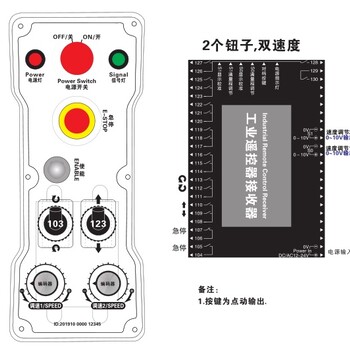 厂家南京帝淮墙壁切割机无线遥控器说明