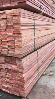 柳桉木厂家定做任意规格地板料各种户外景观材