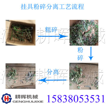 海南供应喷涂挂具粉碎机-挂件粉碎机用途