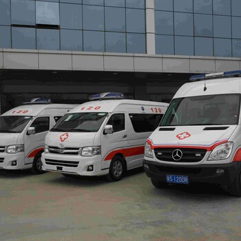 甘肃武威民勤县长途救护车出租带呼吸机的救护车