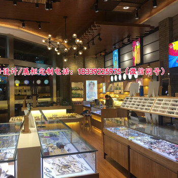 江苏南通非常眼镜店装修眼镜展柜实拍图