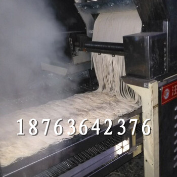 网带传送式熟面生产线全自动炒面卤面生产设备炒面自熟机器