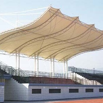 新沂市篮球场膜结构制作,服务站屋顶膜结构施工安装厂家