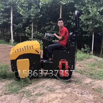 江苏扬州1吨压路机震动压土机的机器