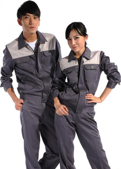范县水泥厂工人工装耐脏耐磨厂家团体工衣定做前后印字