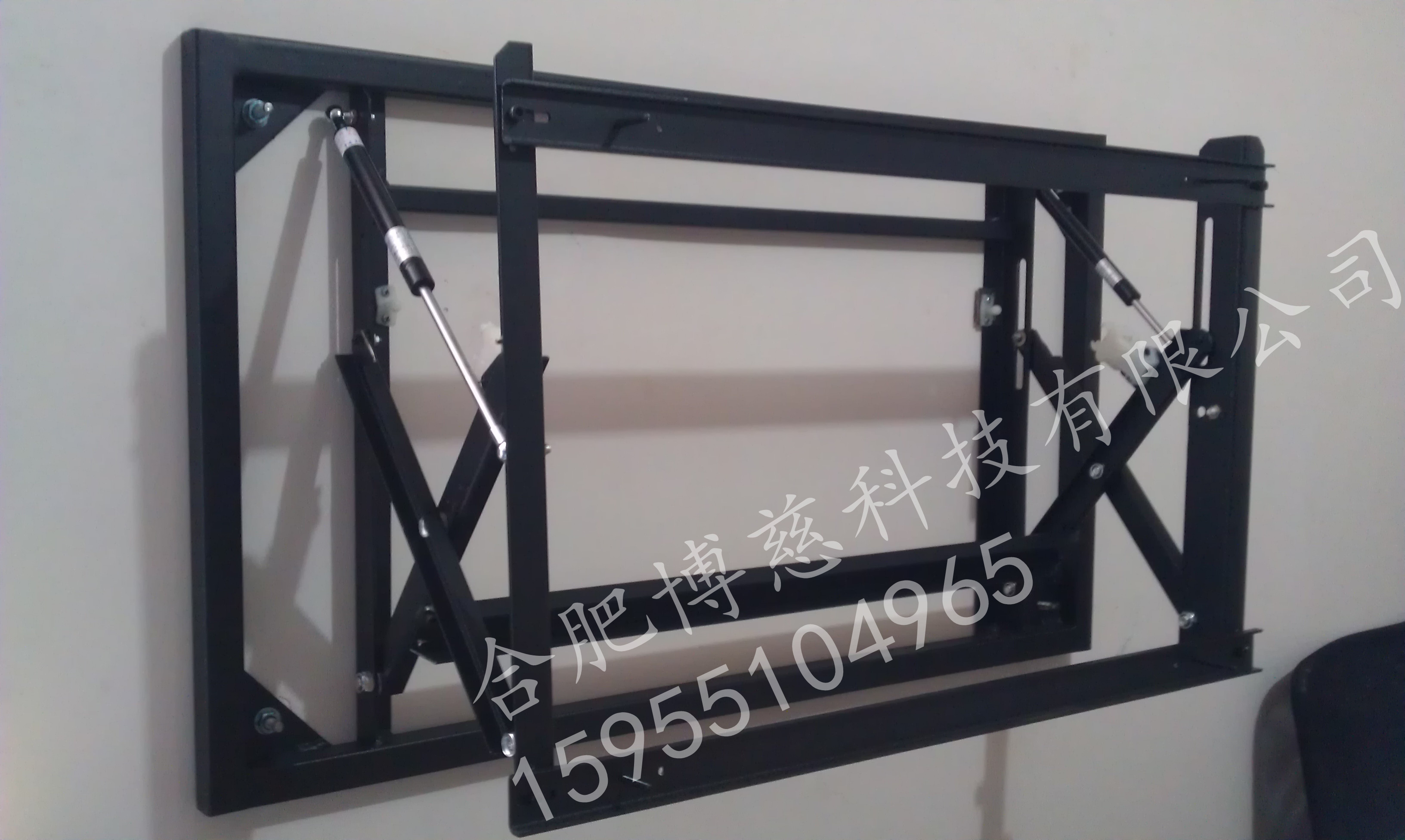 液压前维护支架_拼接屏专用支架_拼接屏壁挂支架